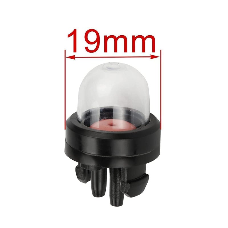 Hipa 188-512-1 Snap in Primer Bulb for 2-Cycle Small Engine Poulan Echo Chainsaw Ryobi BP42 Homelite Bolens String Trimmer Leaf Blower 125B 125BX 125BVX 530047721 503936601 5Pack - Image 3